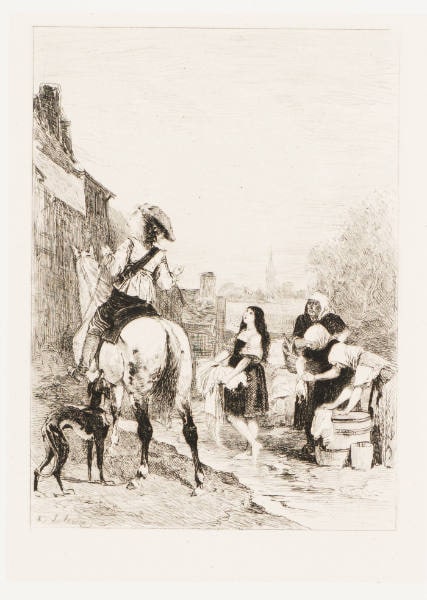Meeting of the Page and the Daughter of Sancho Panza