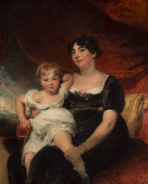 Mrs. Francis Gregg and Her Son George