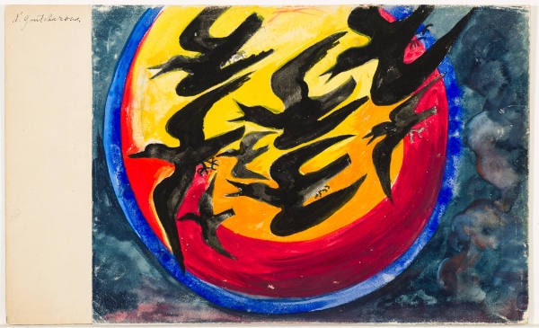 Panorama for the Ballet "Bogatyri" (Scene II)