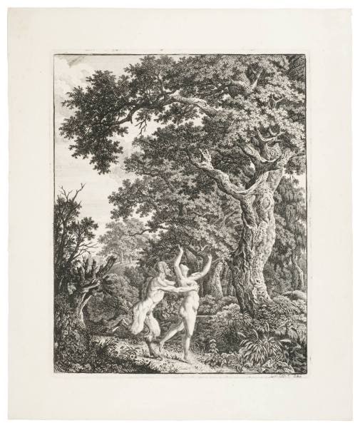 Satyr Chasing a Nymph