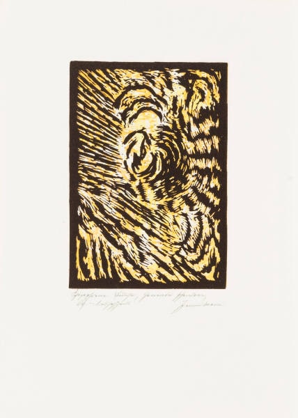Schizophrenic Art, Frightening Chimera (Schizophrene Kunst, Horrendes Phantom)
