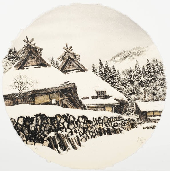 Snowing