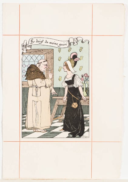 The Sore Finger Cured (Le doigt du moine gueri)