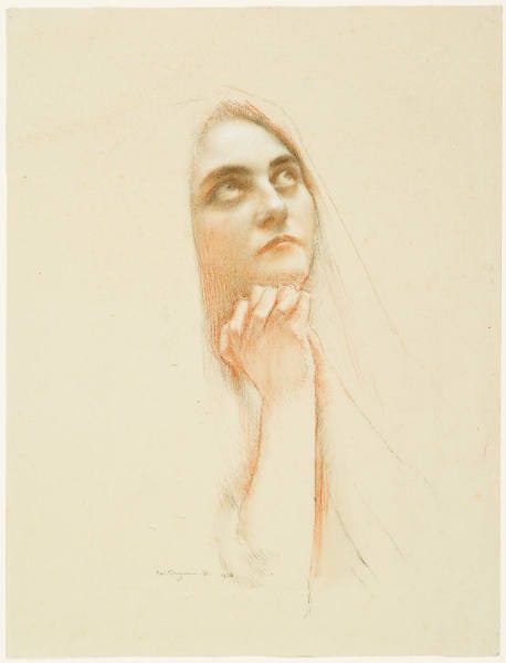Study of a Saintly Woman for "The Way of the Cross" (Via Dolorosa)