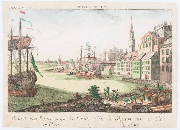 View of Boston (Vuë de Boston)