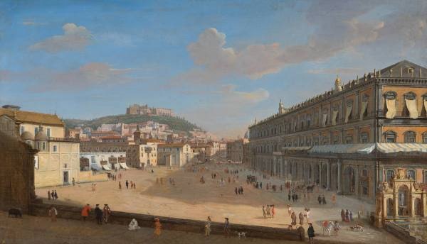 View of the Royal Palace at Naples