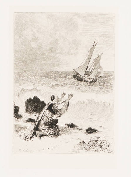 Zoraida's Father on the Sea Shore