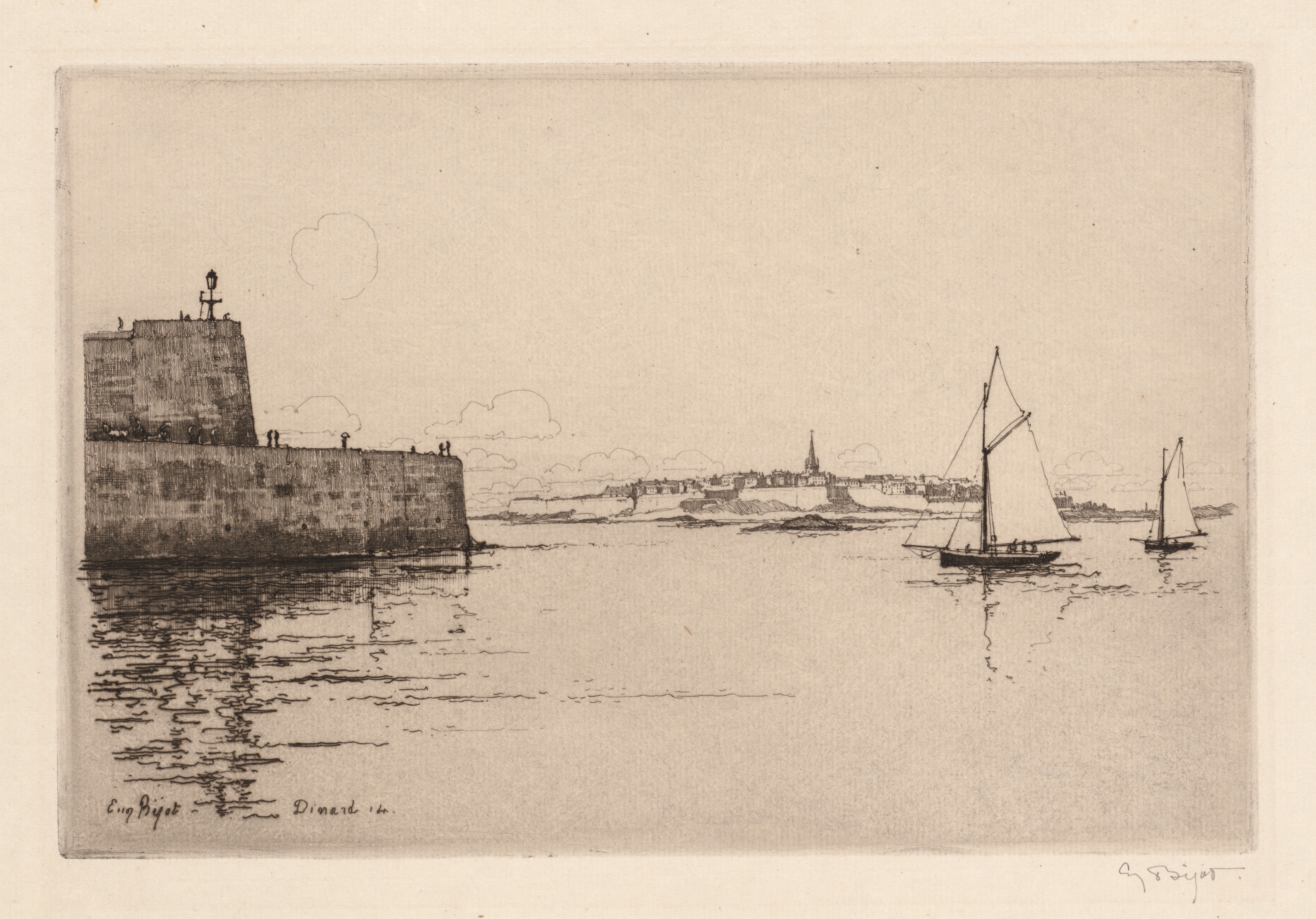 Saint-Malo Viewed from Dinard (Saint-Malo vu de Dinard)