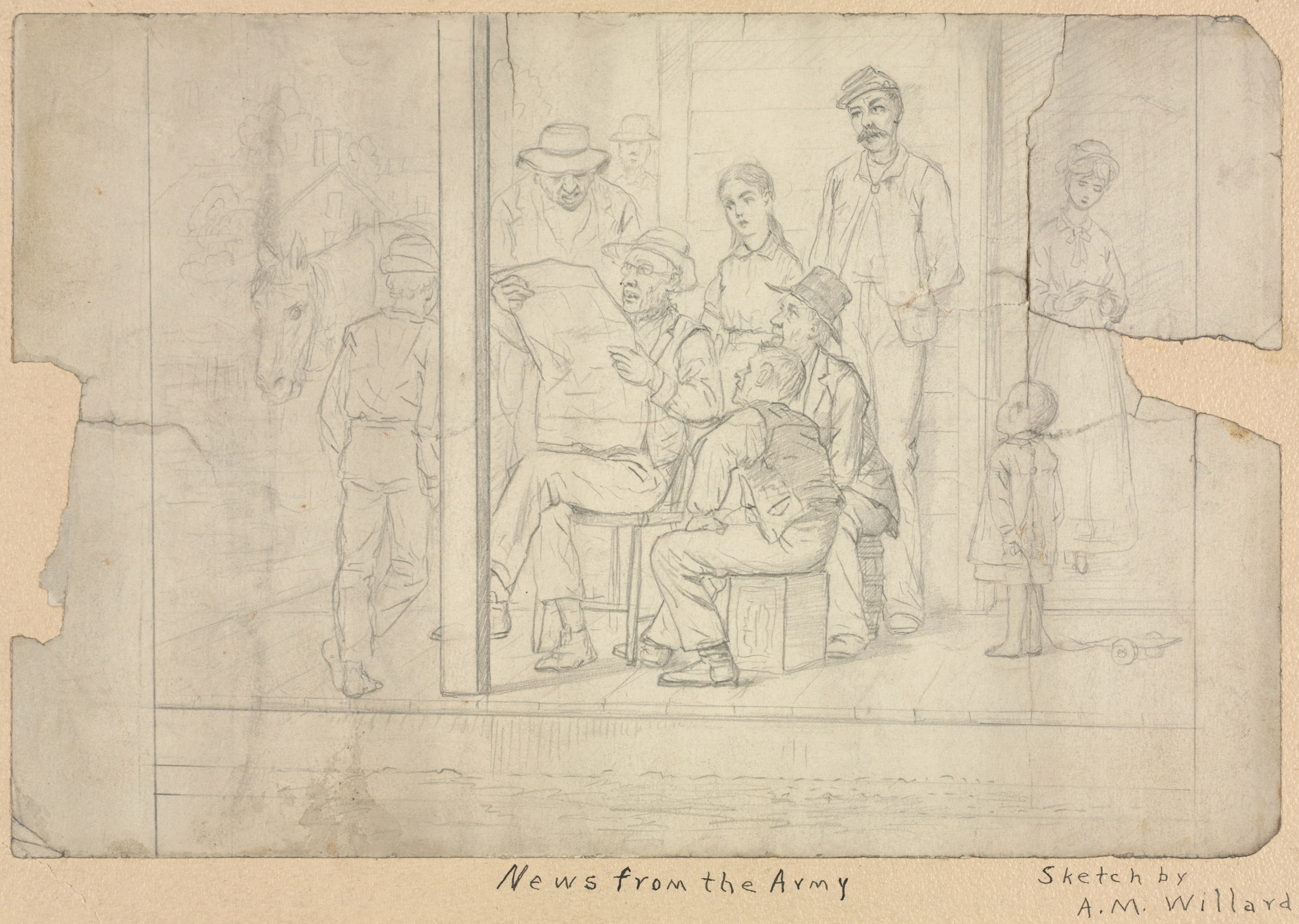 Sketch - News from the Army