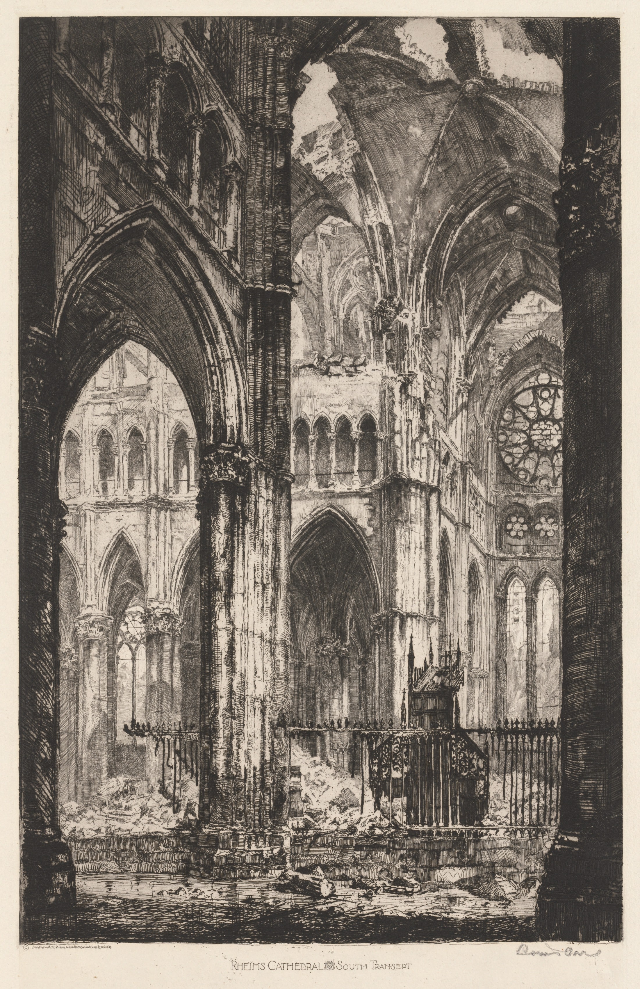 Rheims Cathedral, South Transept