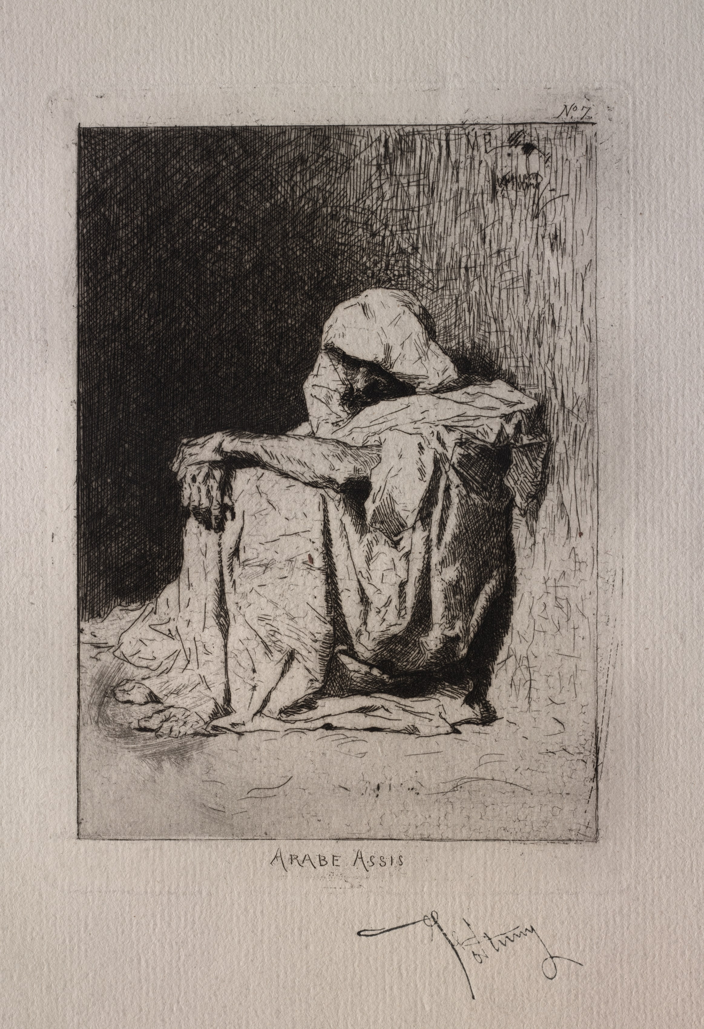 Seated Arab