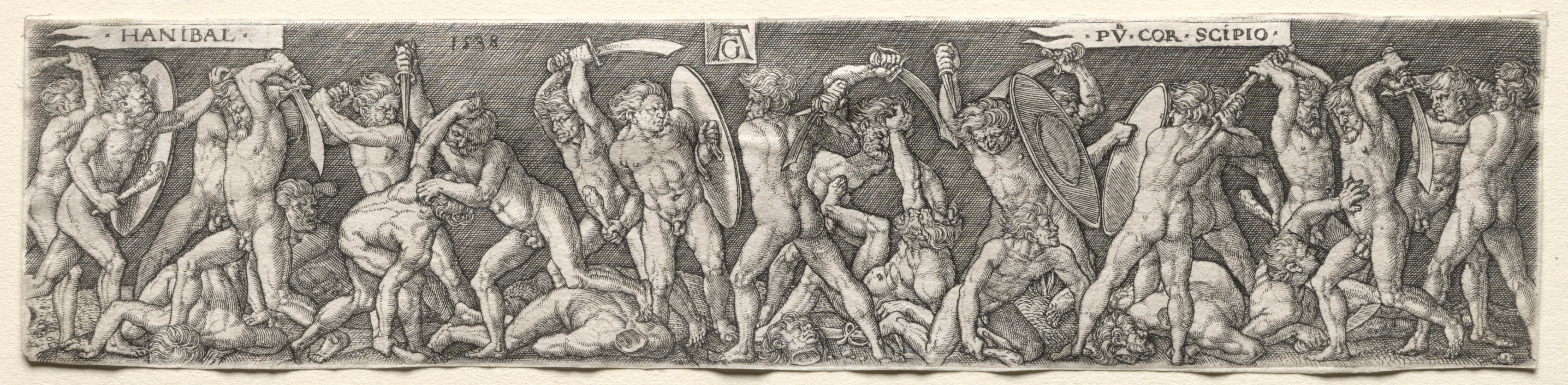 Hannibal Fighting Scipio