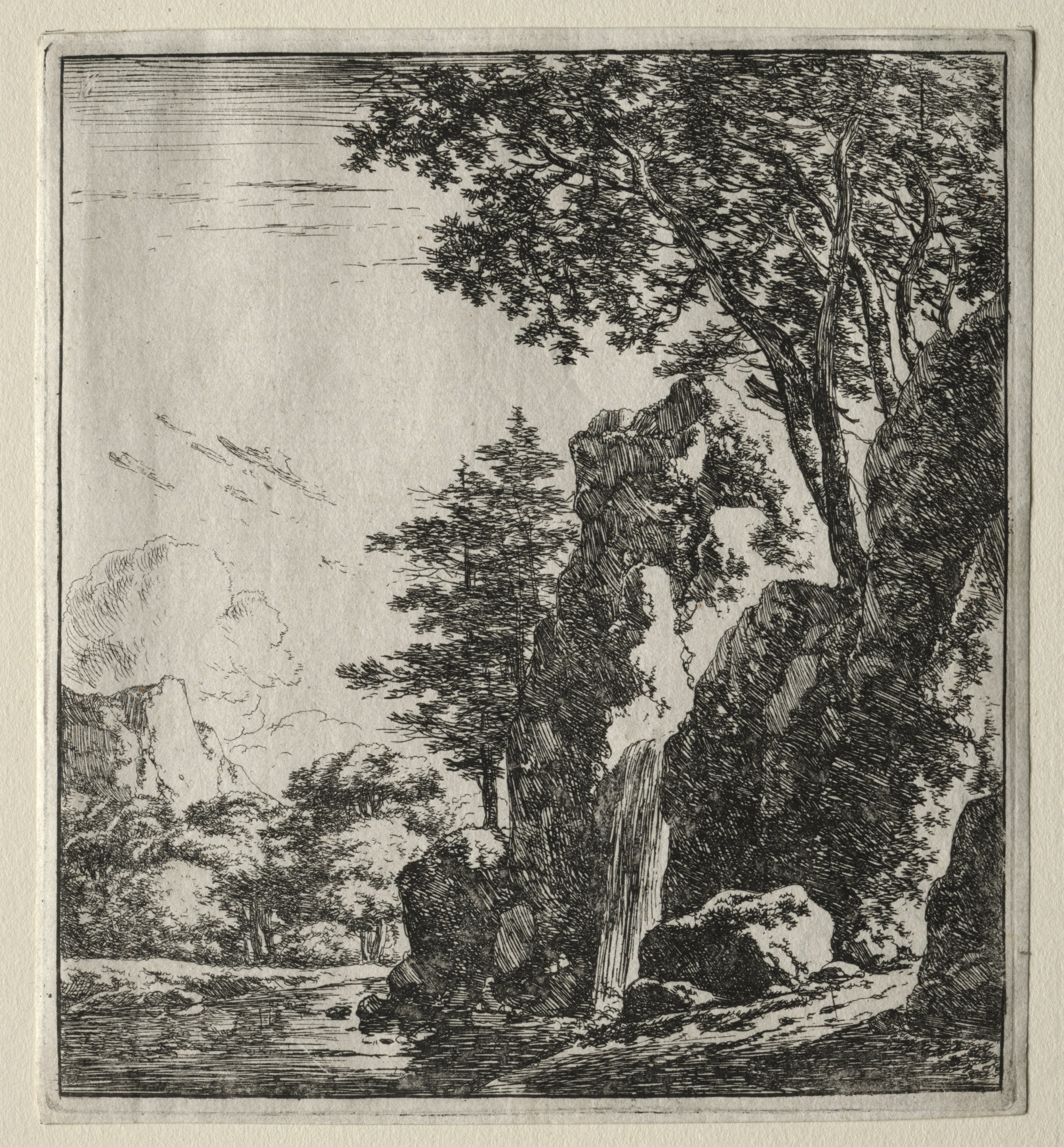 La chute d'eau