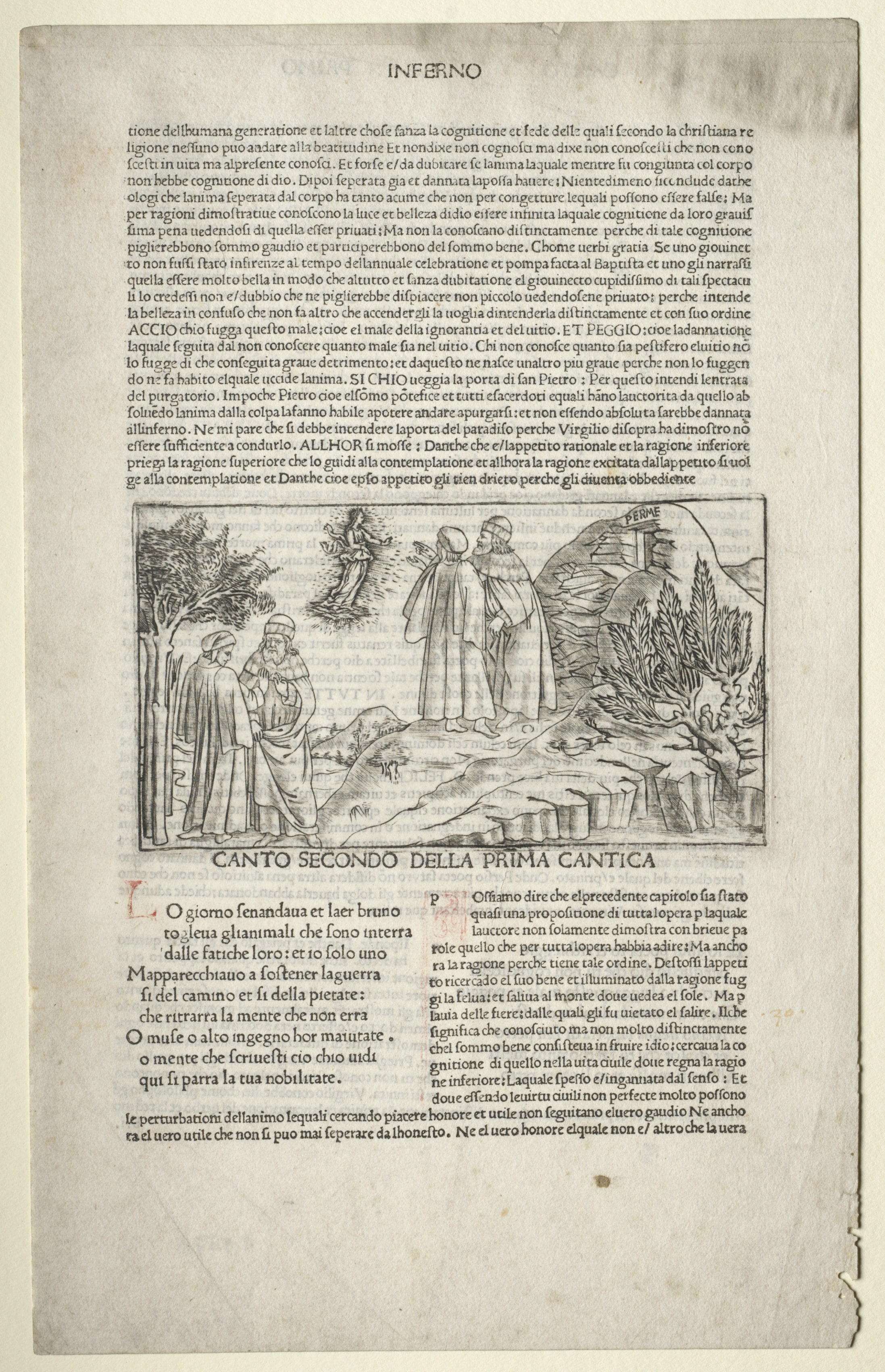 Dante and Virgil with the Vision of Beatrice