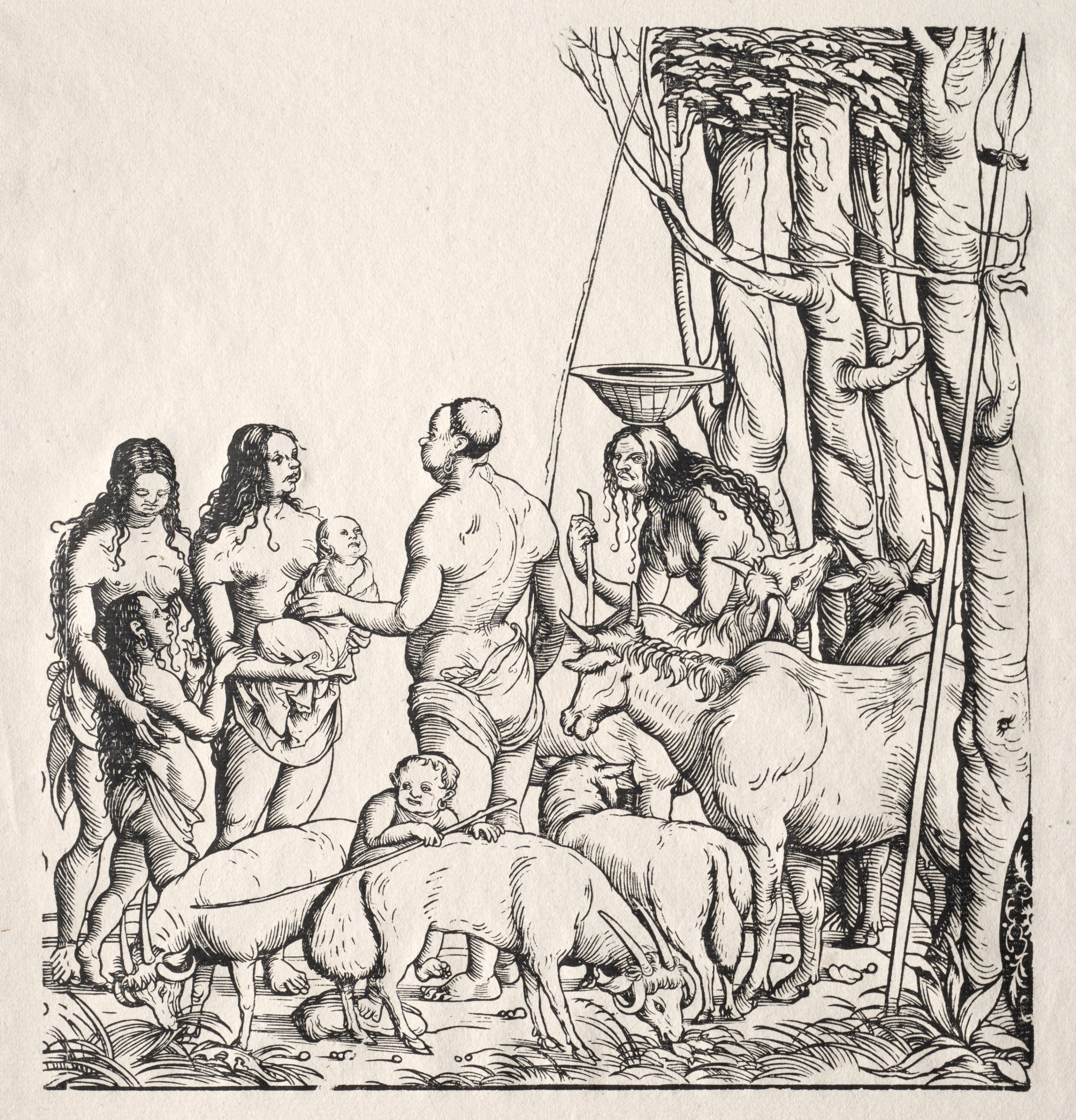 Hottentots with herd