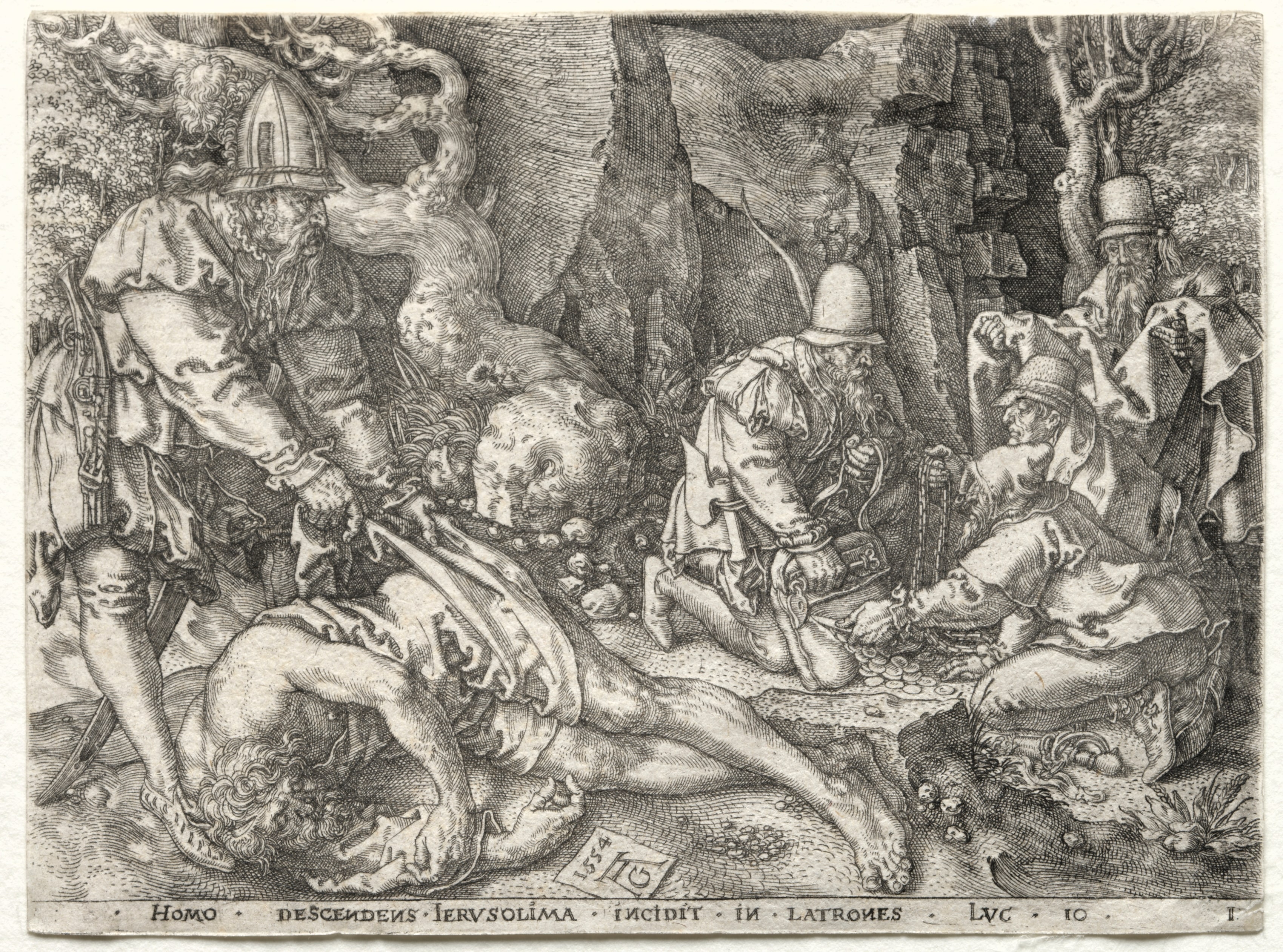The Parable of the Good Samaritan: The Robbers Attacking the Travelers