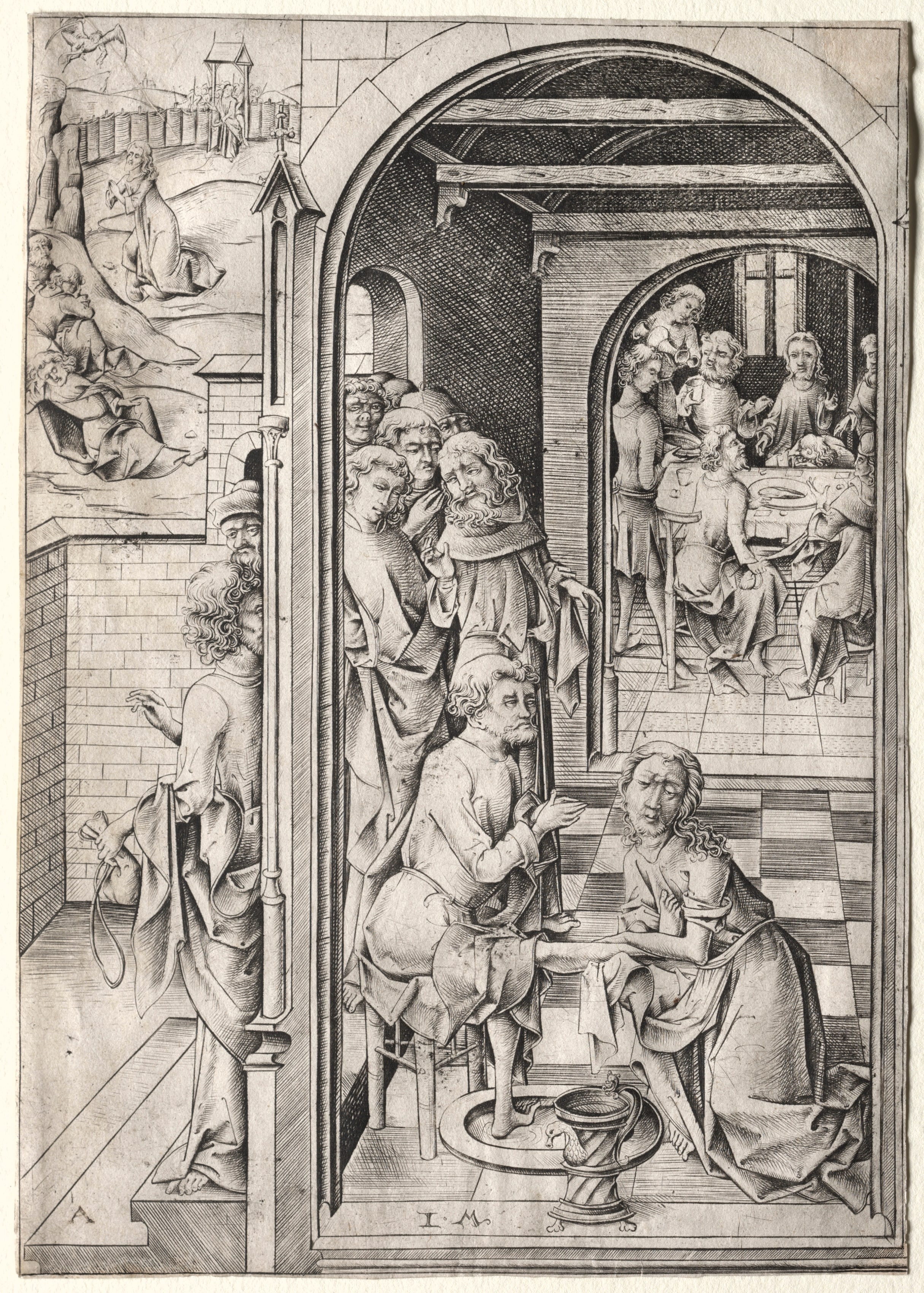 The Passion:  Christ Washing the Feet of His Disciples