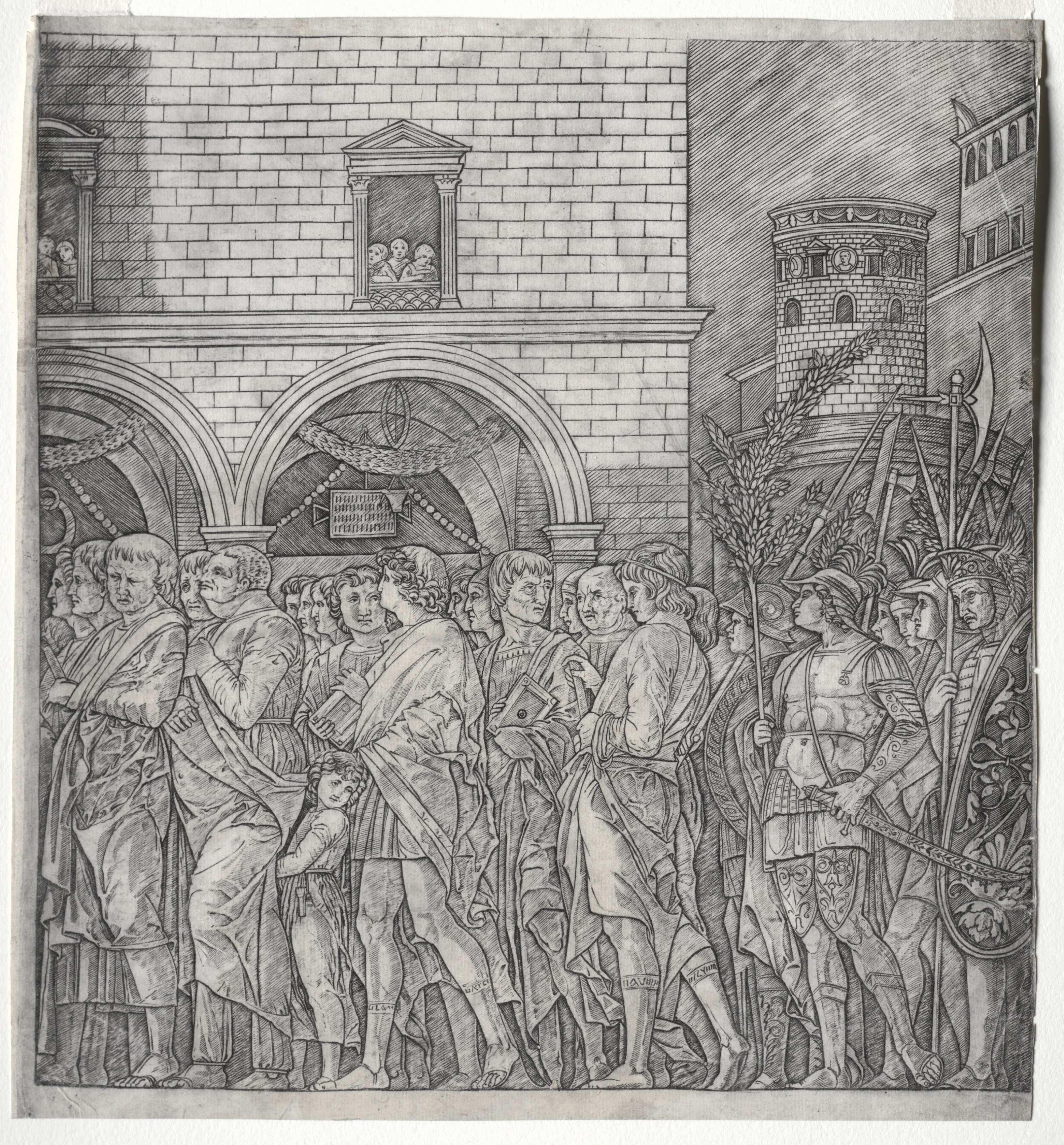 Triumph of Caesar:  The Senators