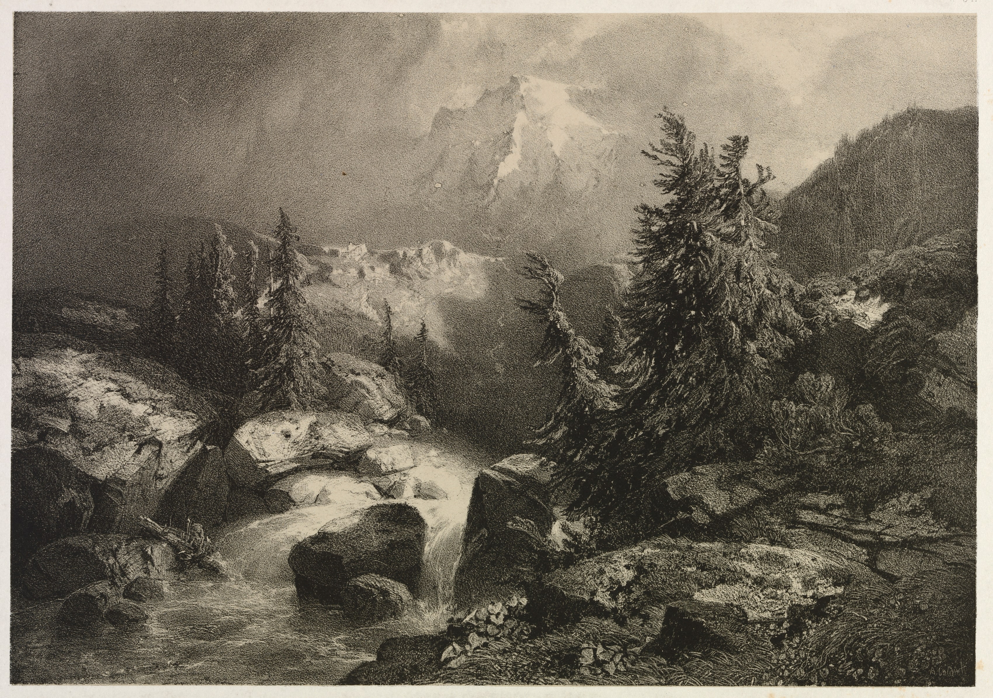 Storm in the Alps