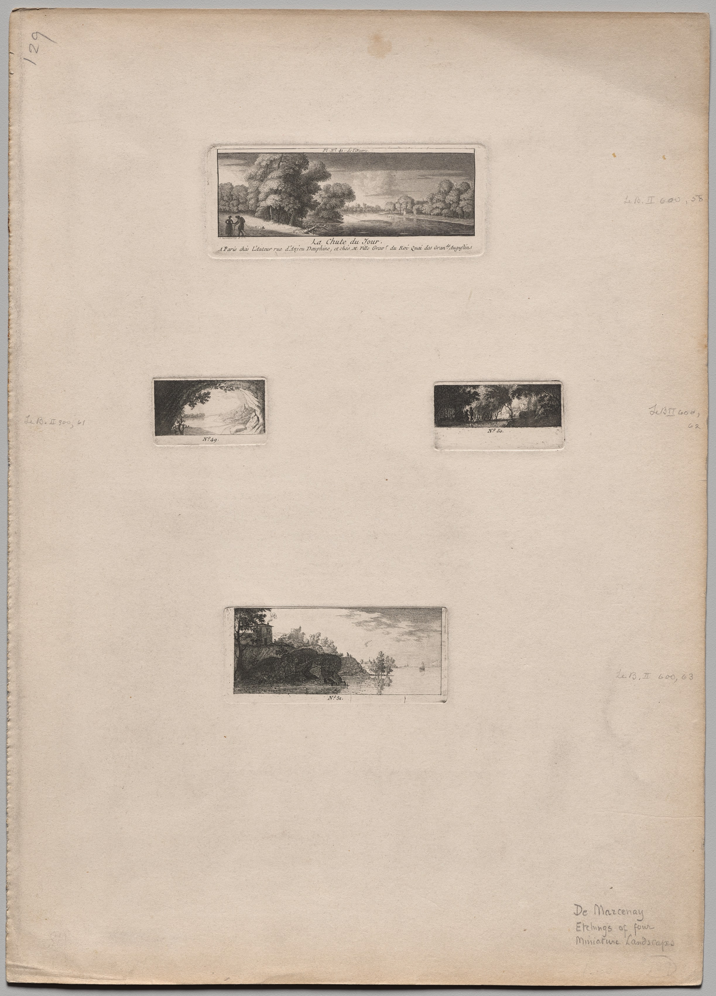 Etchings by Antoine de Marcenay de Ghuy