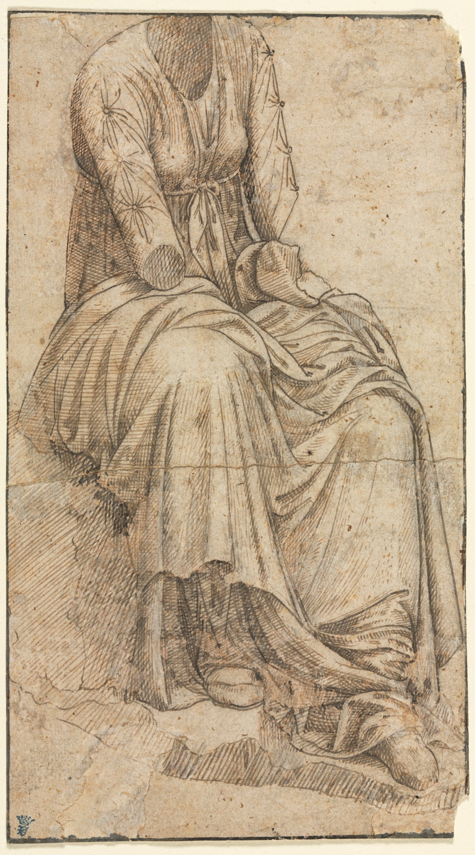 Copy of a Roman Statue of a Seated Woman