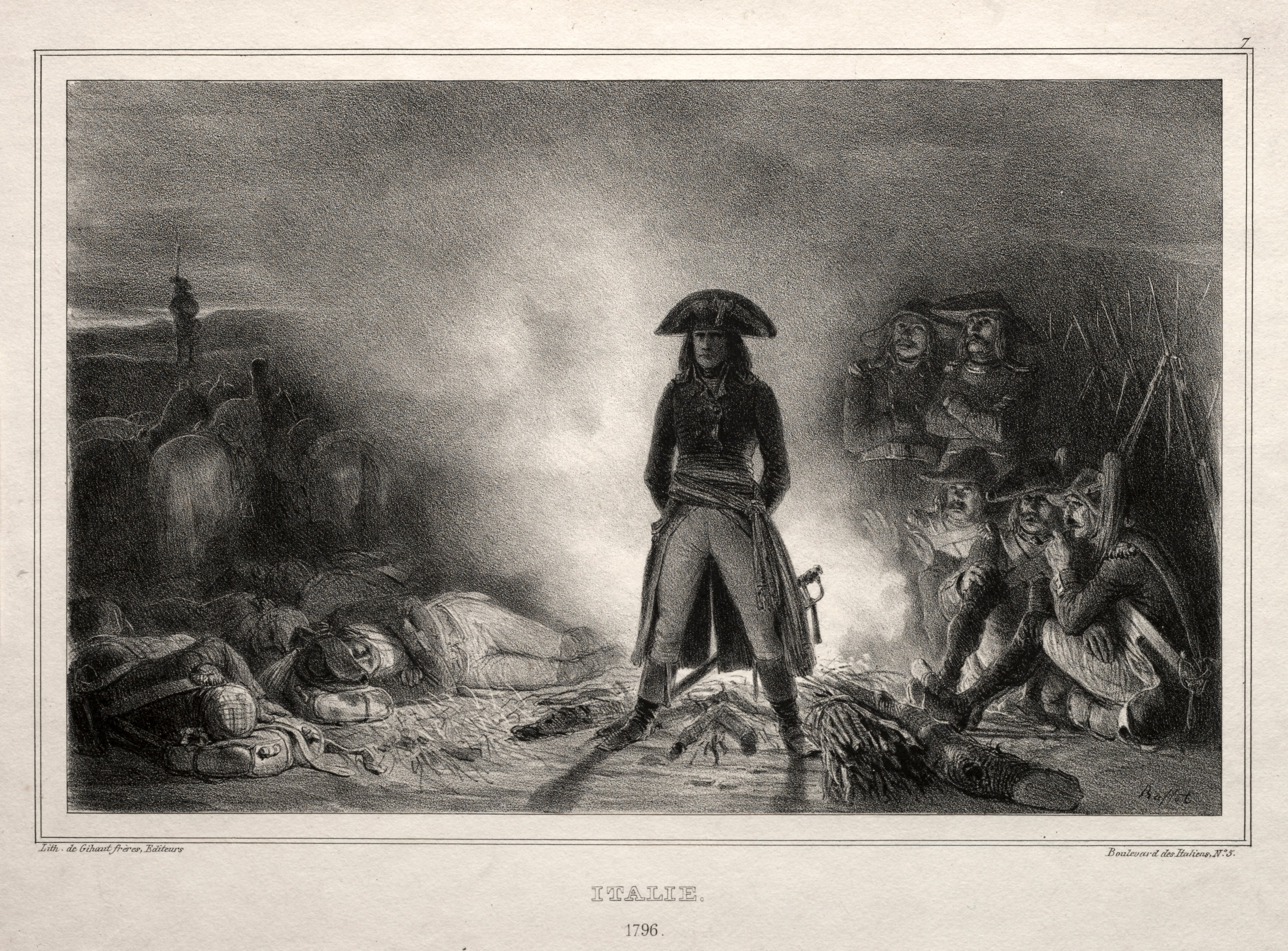 Album for 1836:  Italy, 1796, Napoleon Bonaparte