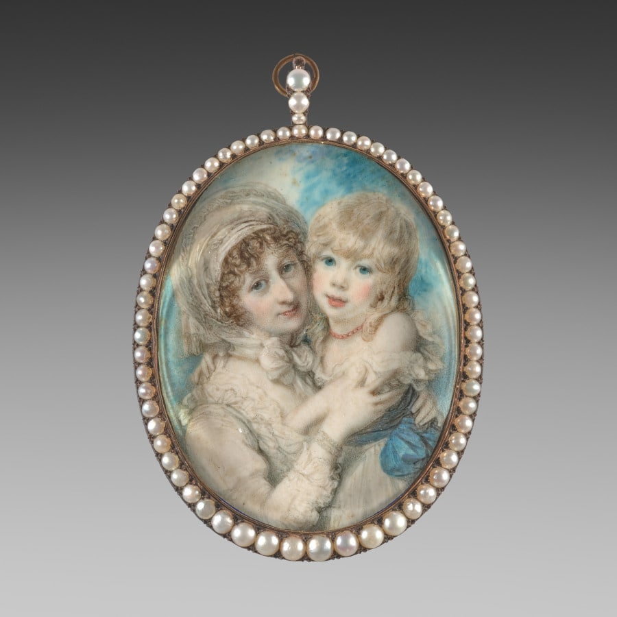 Portrait of Catherine Clemens and Her Son, John Marcus Clemens