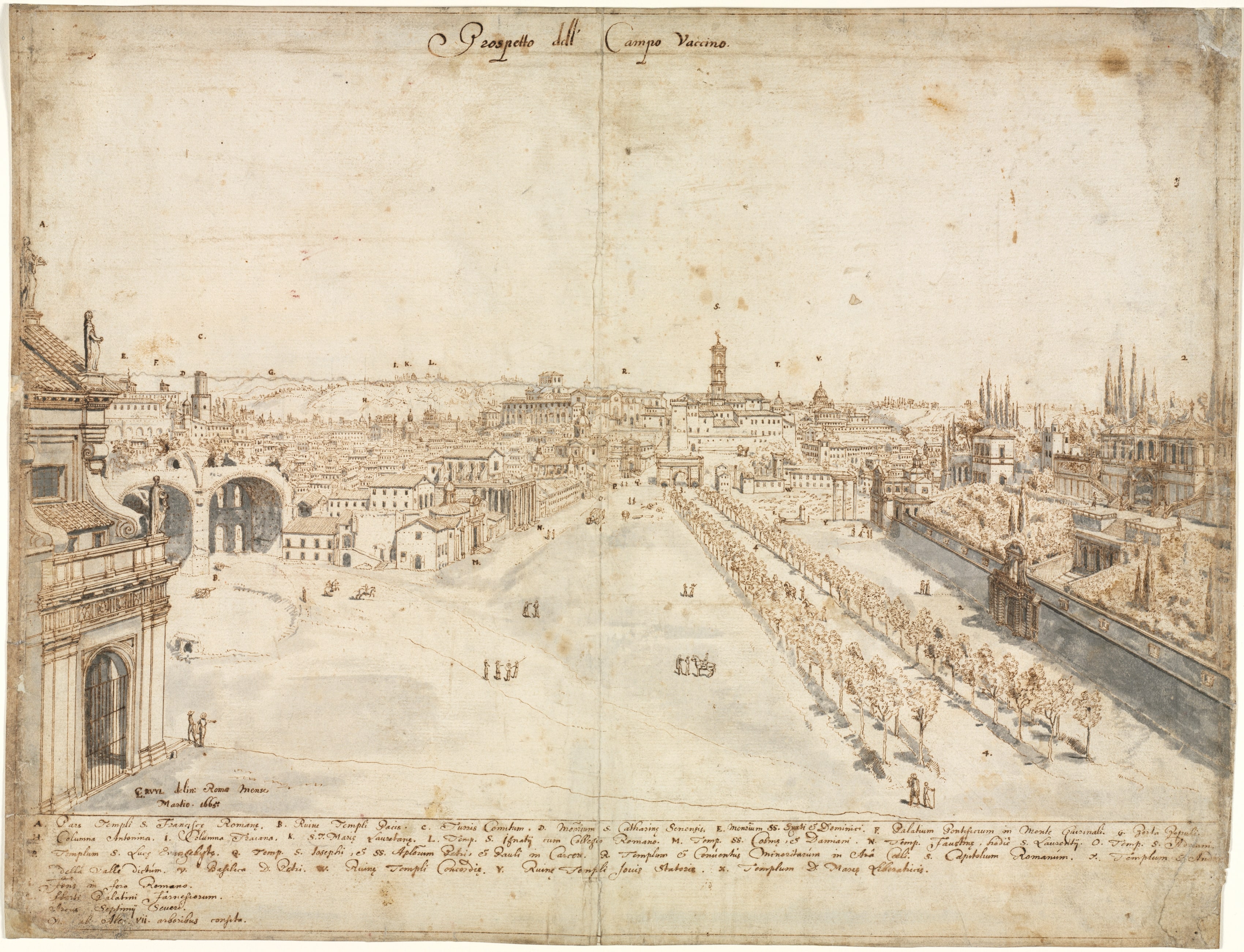 Eighteen Views of Rome: The Campo Vaccino (The Roman Forum)