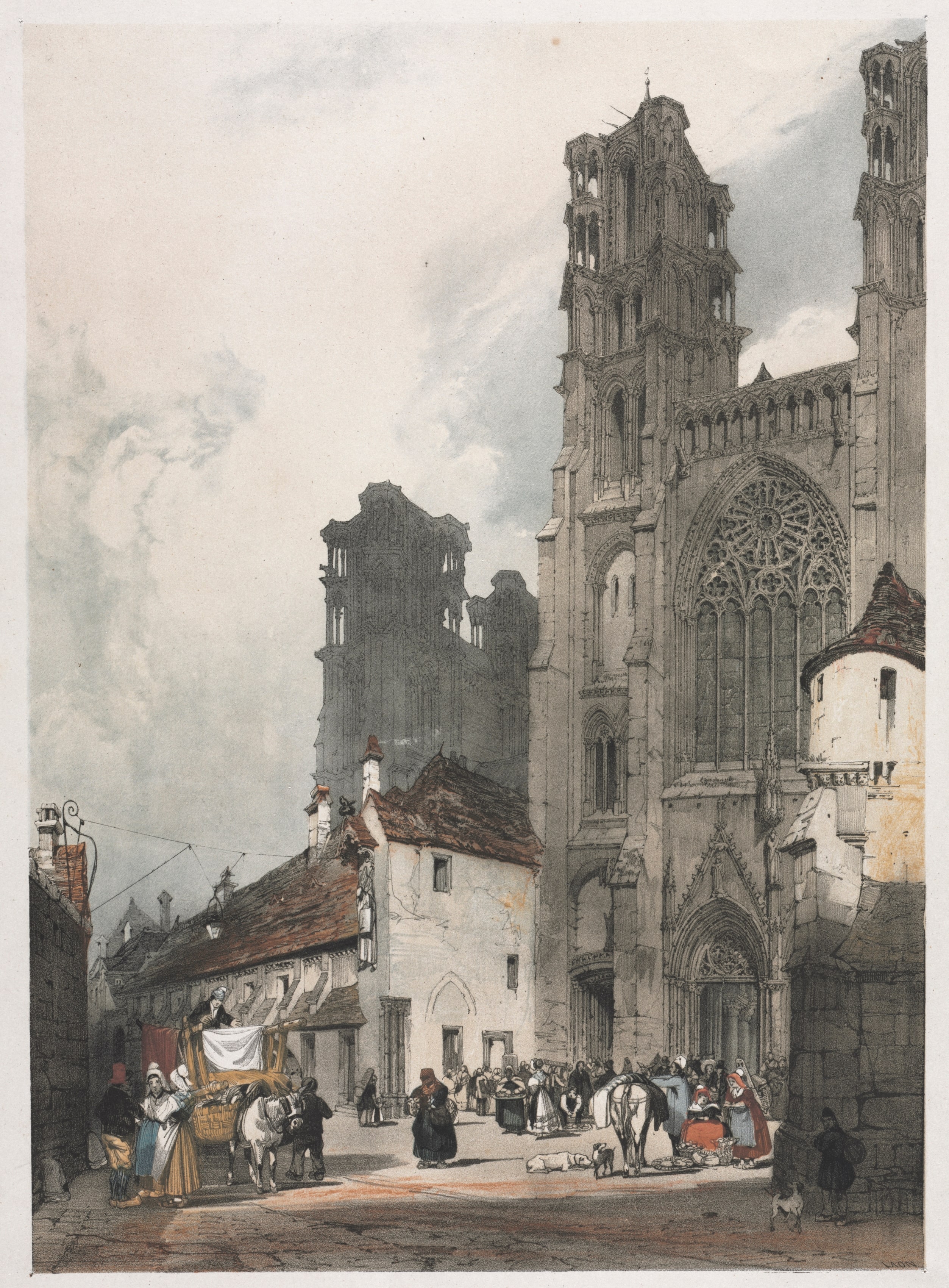 Picturesque Architecture in Paris, Ghent, Antwerp, Rouen:  Laon, France