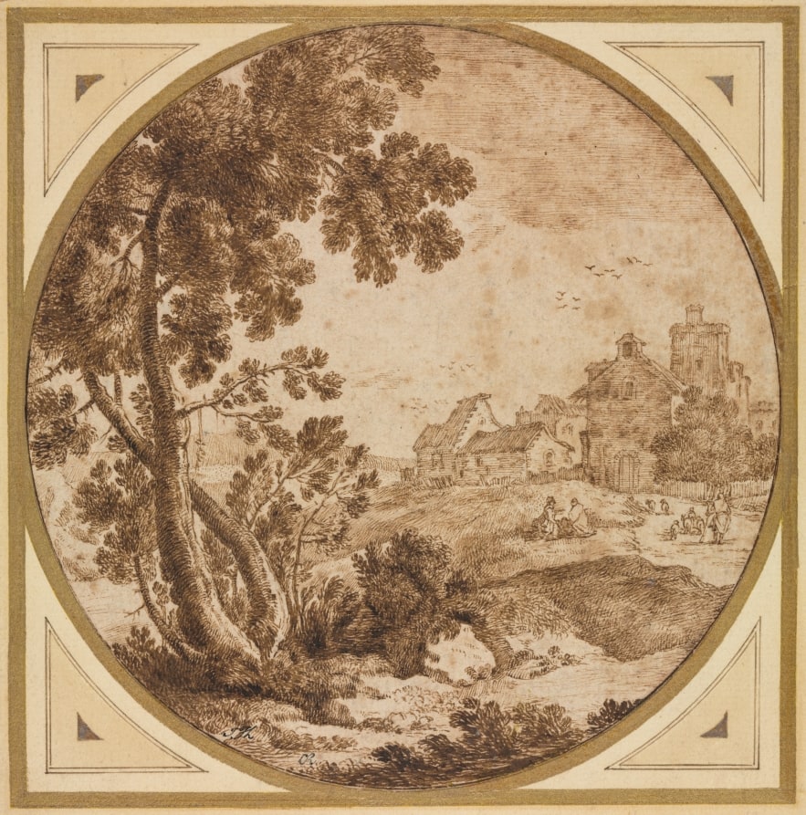 Landscape with Buildings and Figures