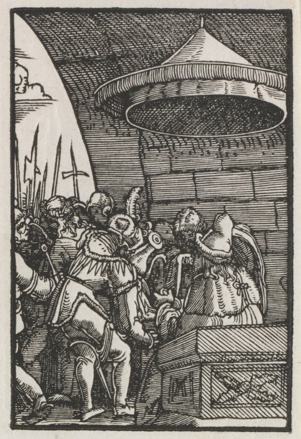 The Fall and Redemption of Man:  Pilate Washing his Hands