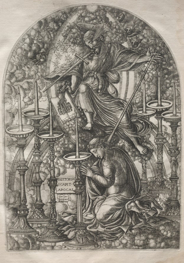 The Apocalypse:  St. John Sees Seven Golden Candlesticks
