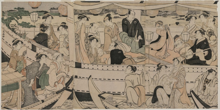 Boating Party on the Sumida River
