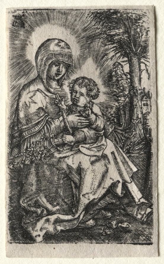 The Beautiful Virgin of Ratisbon in a Landscape