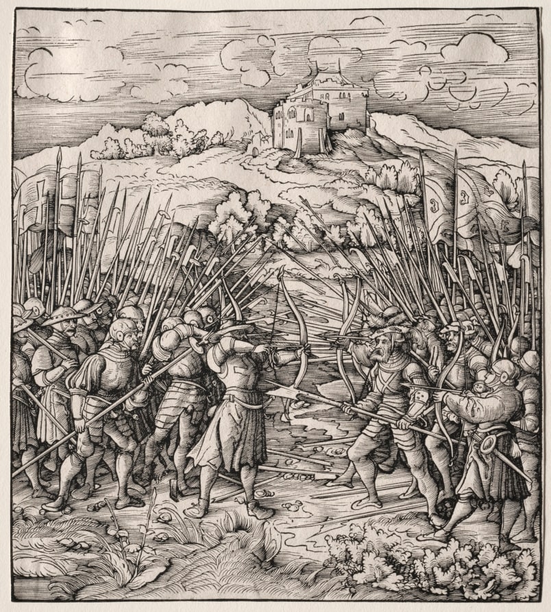 The Battle Against the Blue Company
