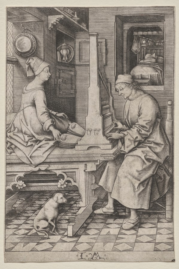The Organ Player and His Wife