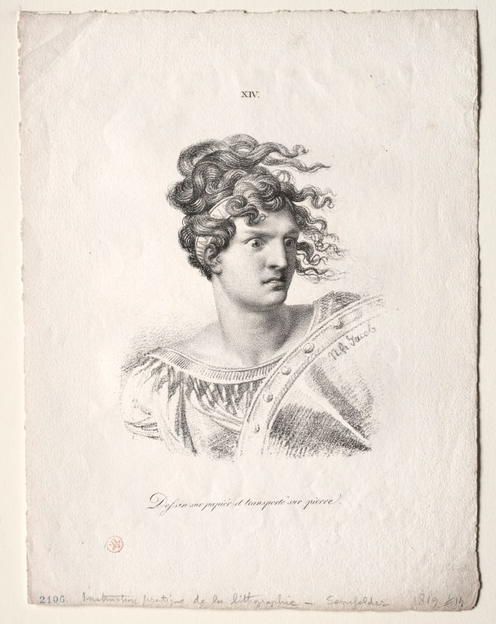 L'art de la lithographie: Head of an Amazon