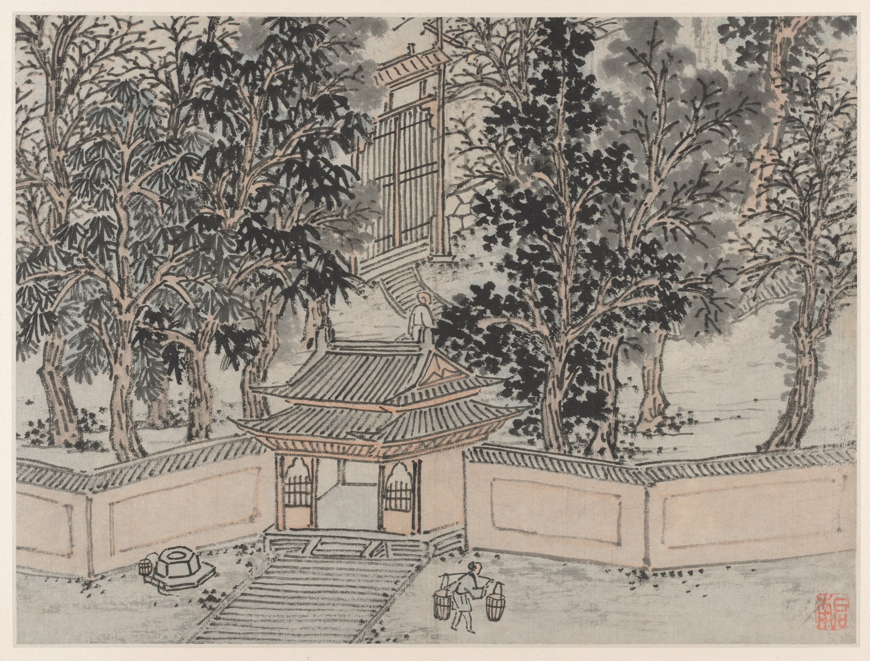 Tiger-Flight Spring at the Back Gate, from Twelve Views of Tiger Hill, Suzhou
