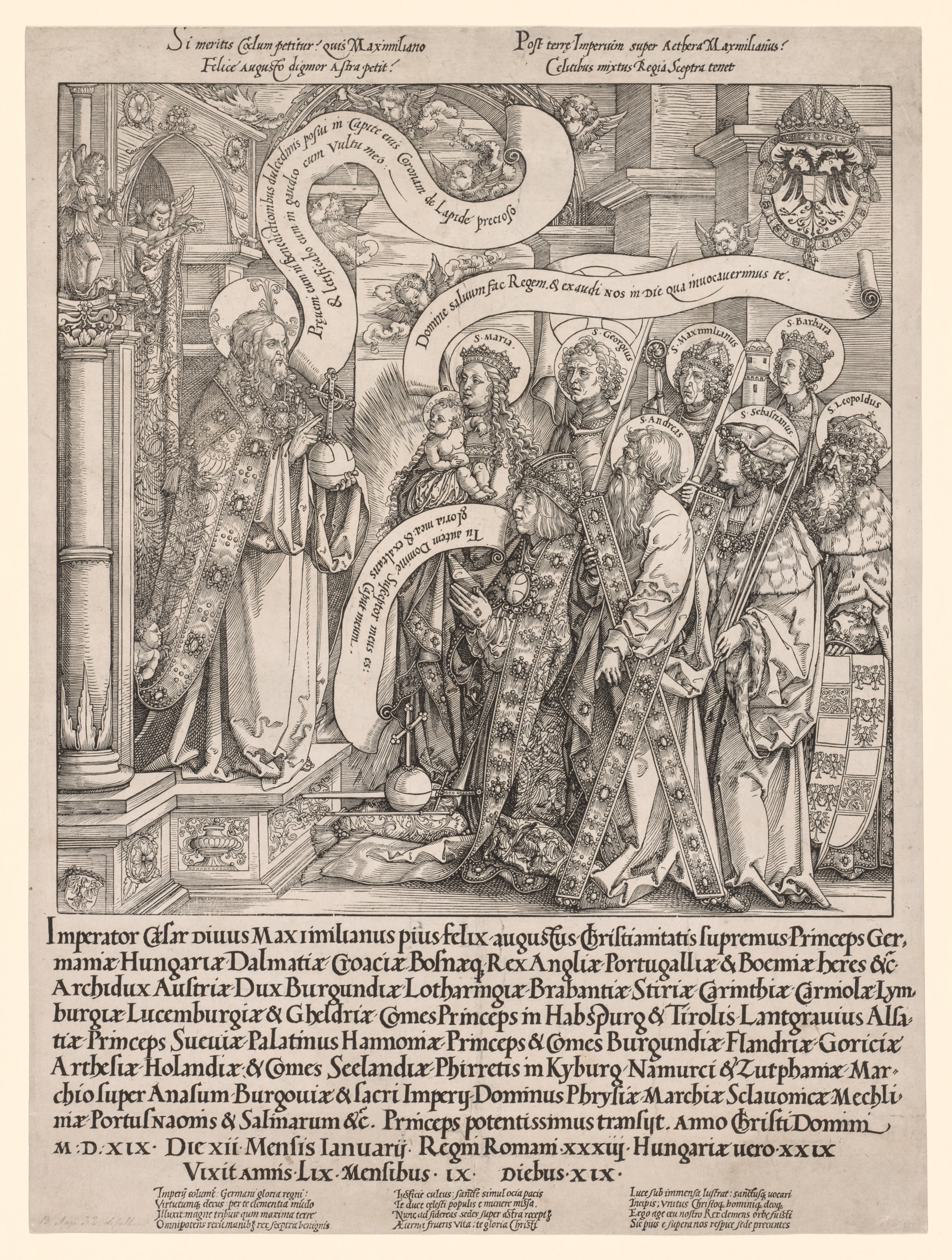 The Emperor Maximilian Presented by His Patron Saints to the Almighty
