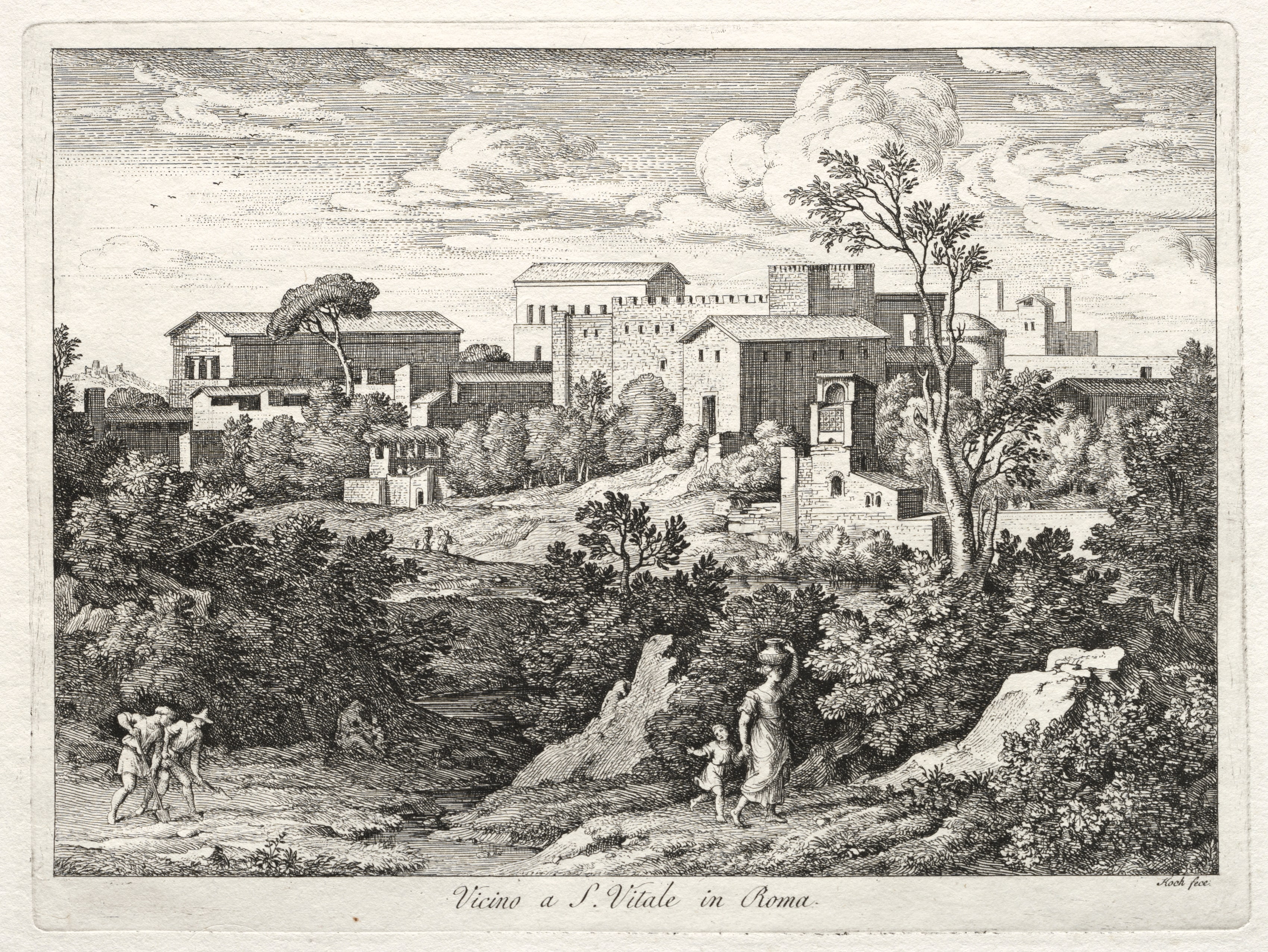 View of San Vitale, Rome