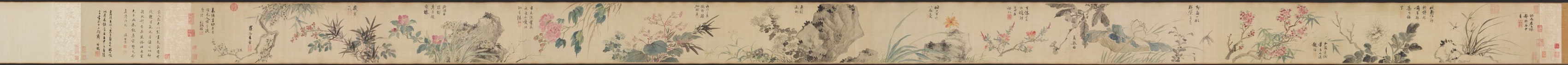 Flowers of Four Seasons, with Poems