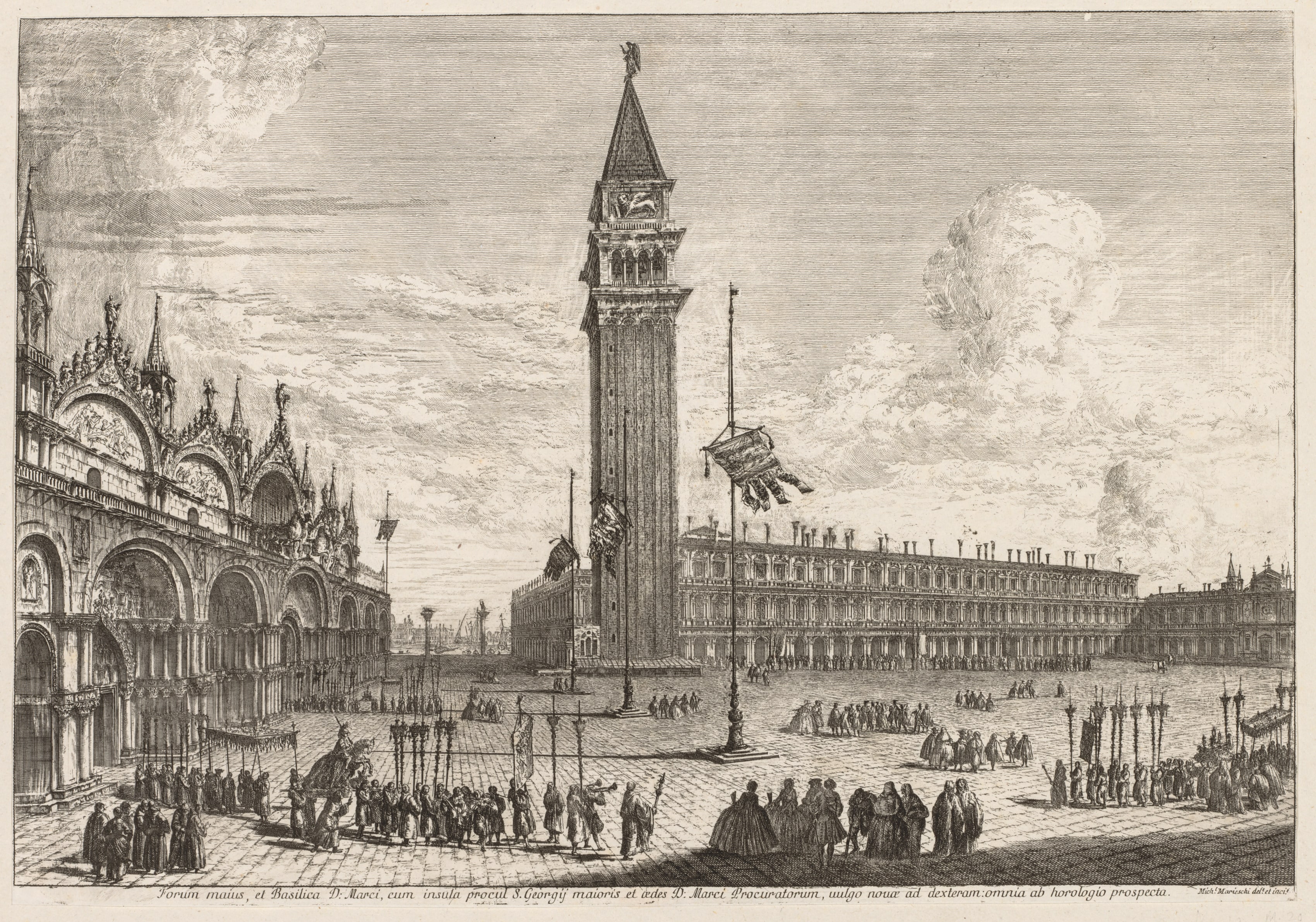 Views of Venice:  Piazza and Piazzetta