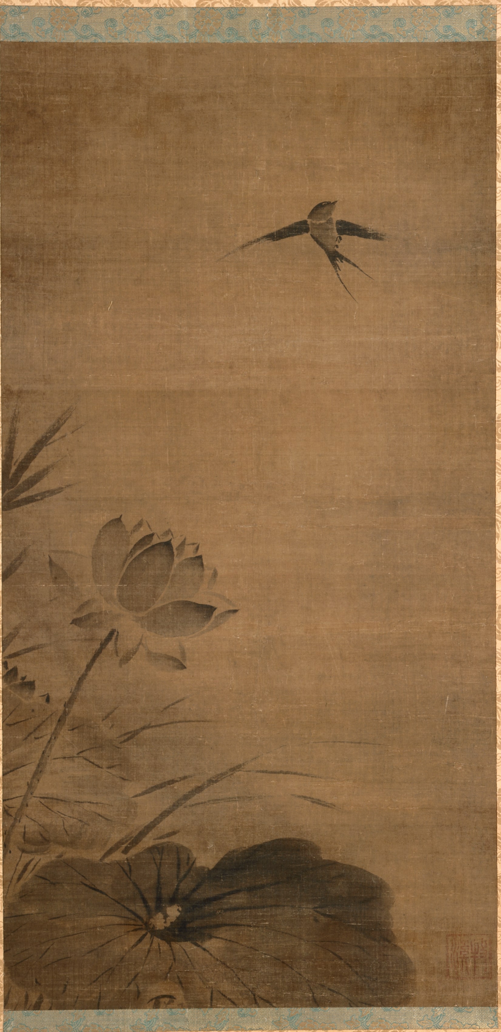 Swallow and Lotus