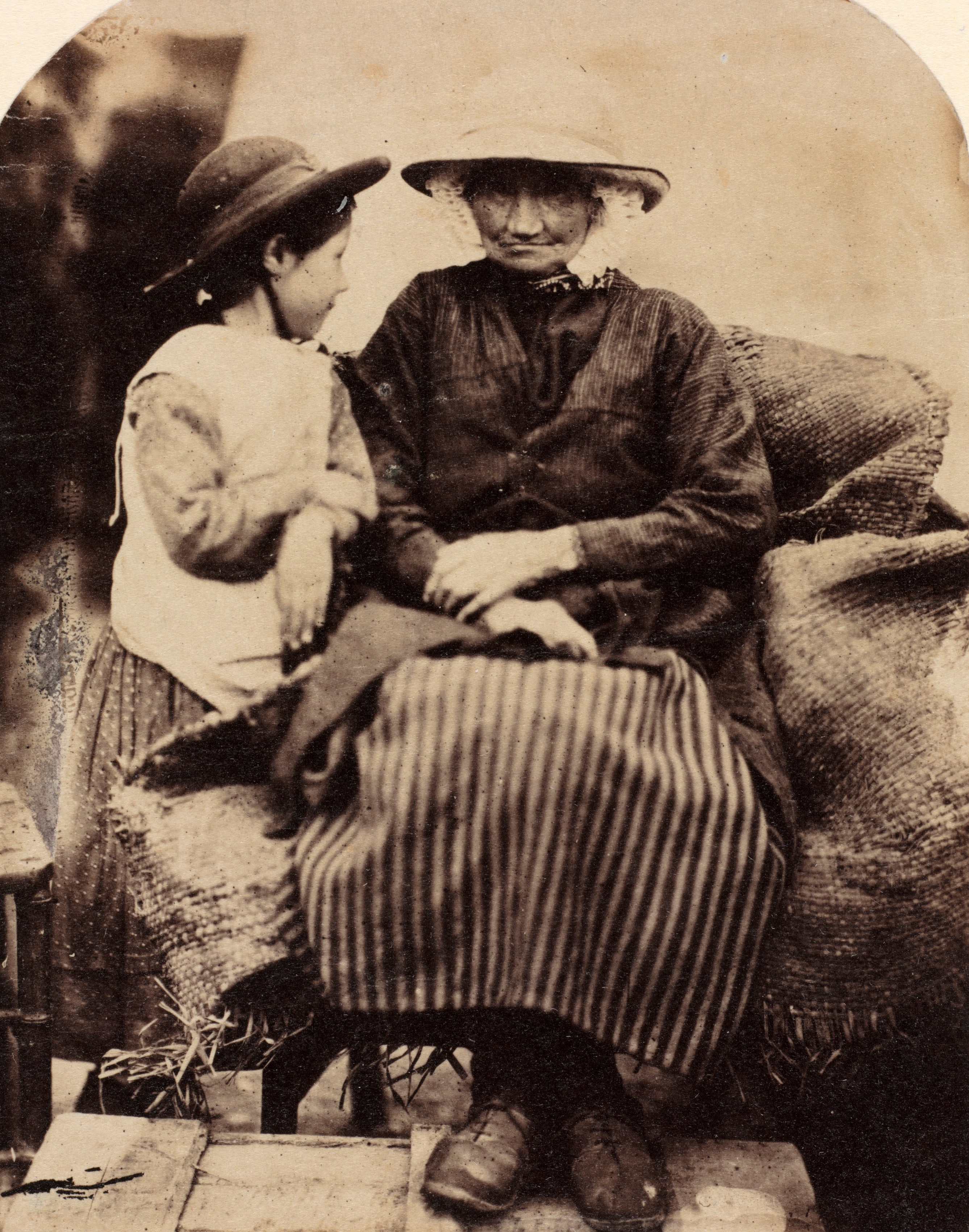 Servants at Rhagatt, Corwen, North Wales