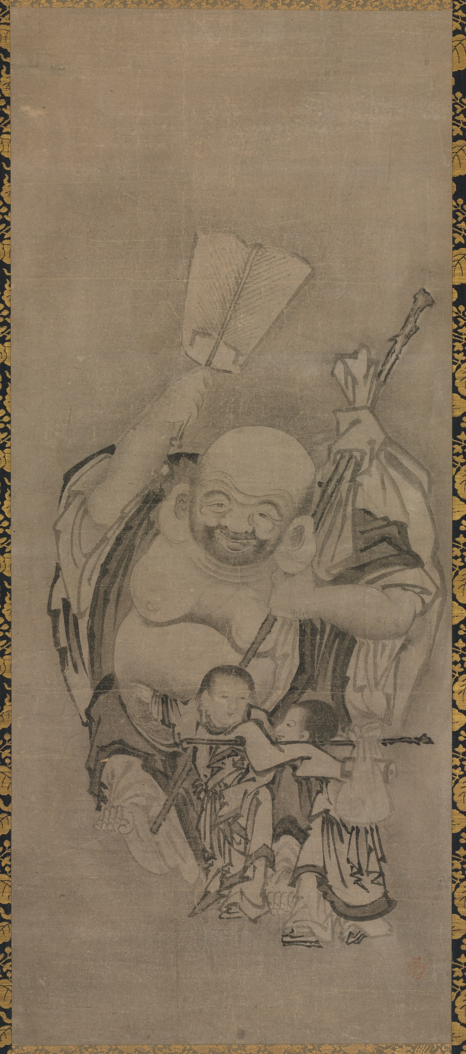 Hotei with Daoist Immortals: Hotei