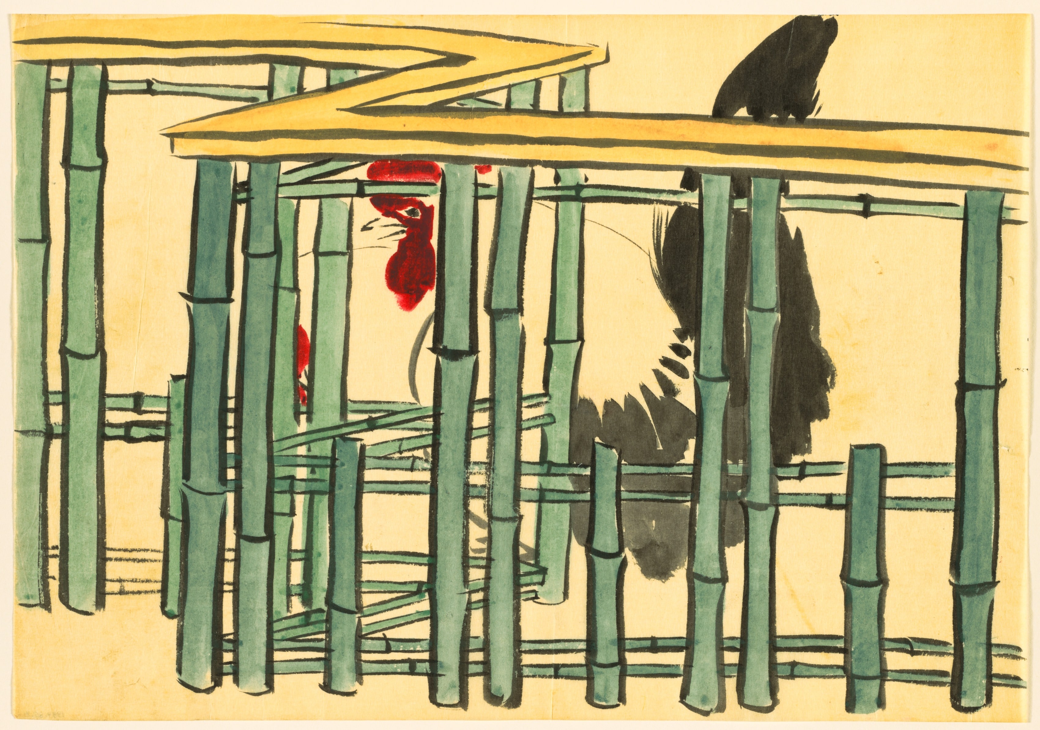 Flowers of a Hundred Worlds (Momoyogusa): Rooster (Chabo)