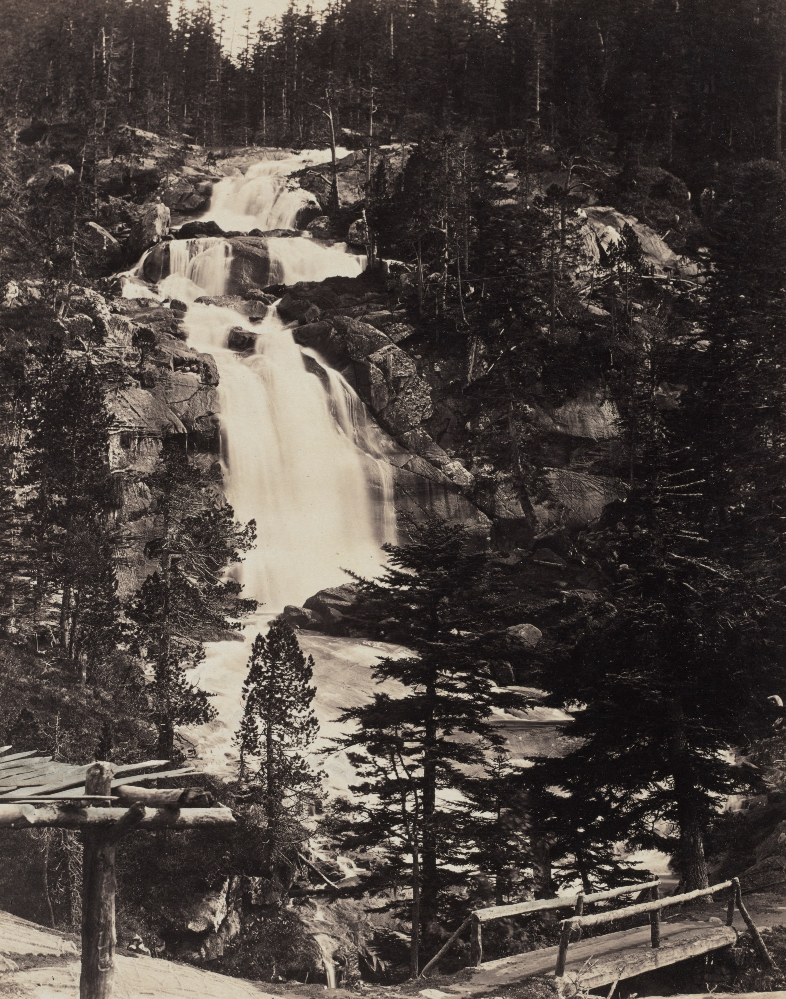 Great Upper Waterfall, High Alps