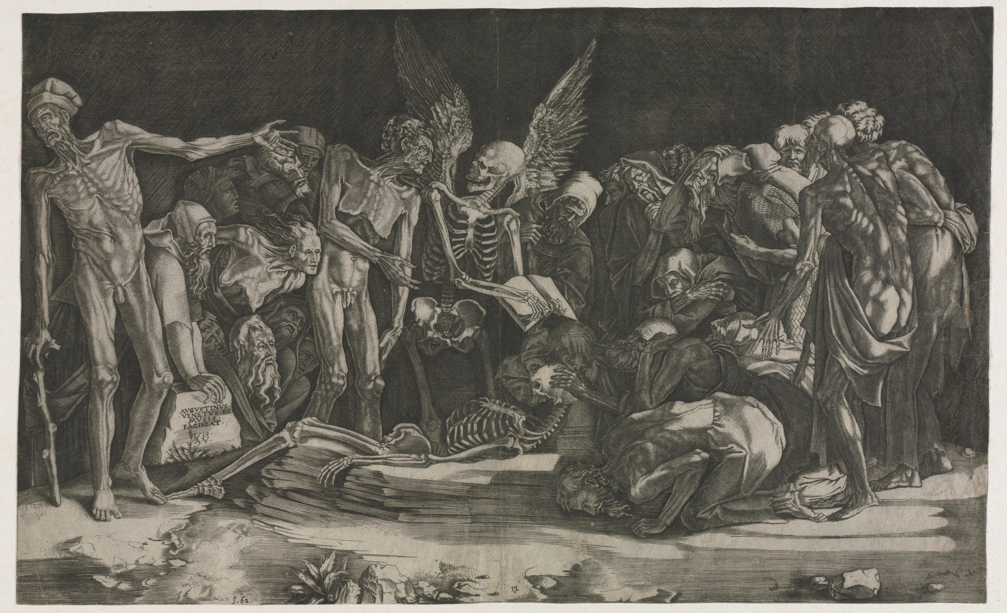 Skeletons, also known as Allegory of Death and Fame