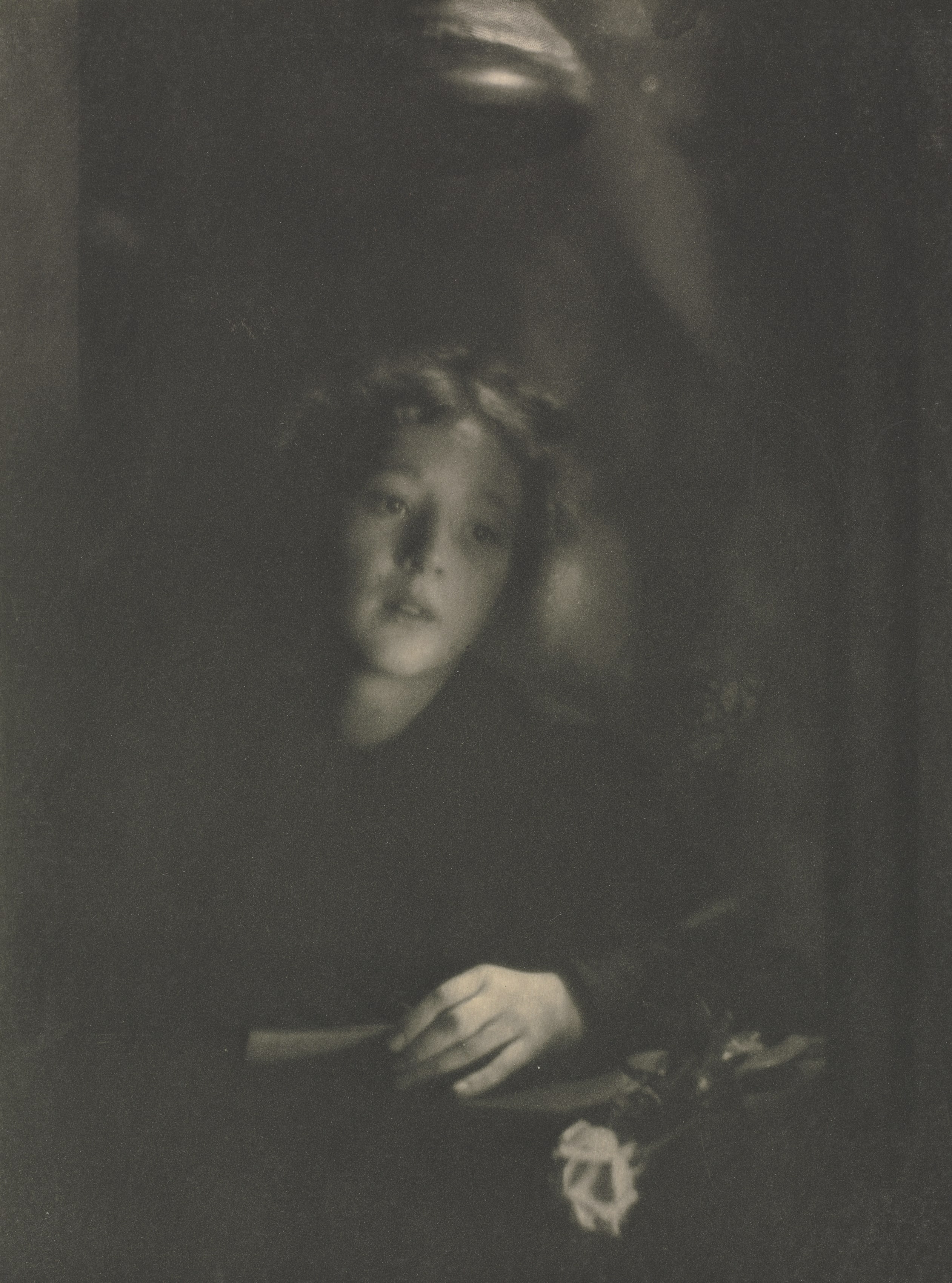 Camera Work: Girl with Rose