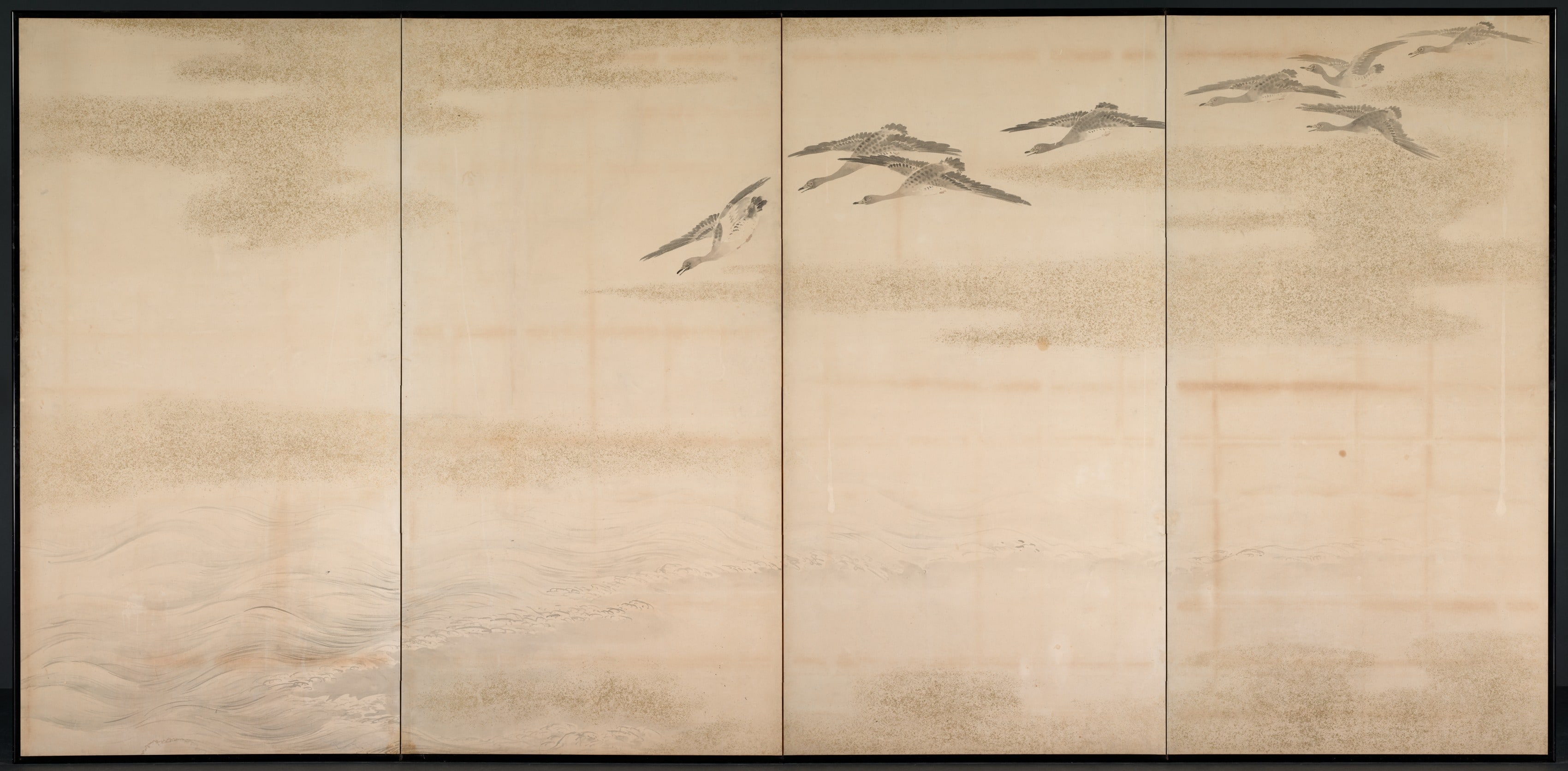 Geese, Reeds and Water